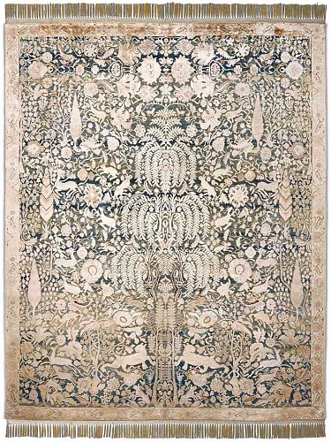 Tappeto Lusso Oro/Blu