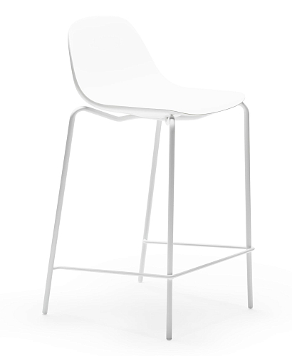 Sgabello da Bar Babah SG-65 Bianco