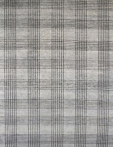 Tappeto Turchia Quadri Grigio 2