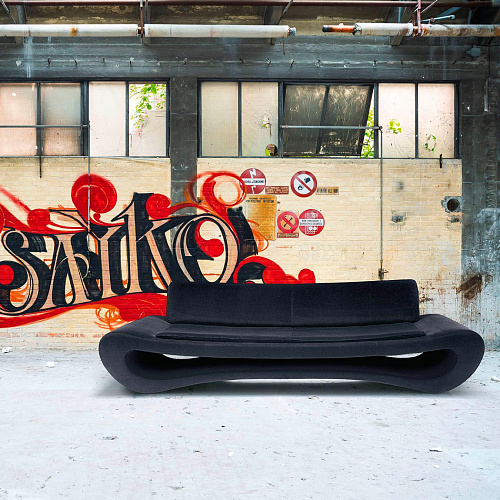 Divano New Lips Nero