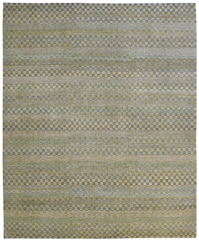 Tappeto Mauro Checkerboard Oceano