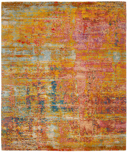 Tappeto Artwork 18 Multicolore Rosa