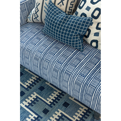 Cuscino Maliana Indigo 50 × 35