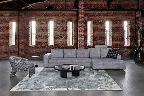 Tappeto Patchwork Grigio Astrale