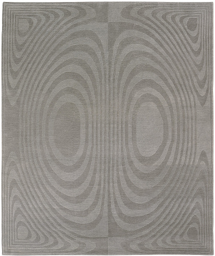 Tappeto Op Art Grigio