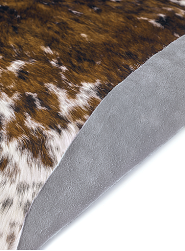 Pelle Di Mucca Brown & White Natural