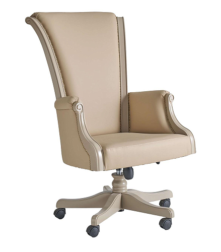 Sedia da Ufficio Girevole Beige