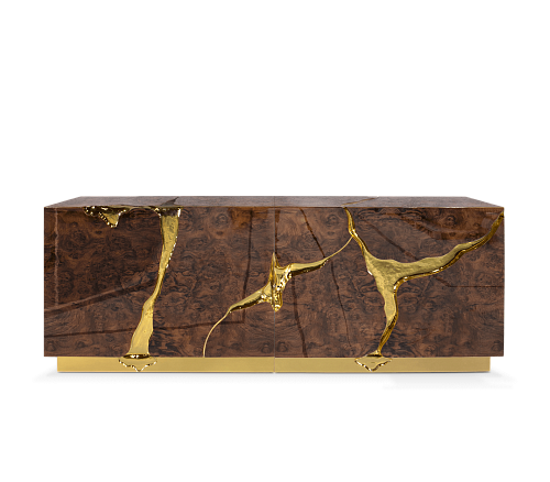 Credenza in Noce Fissure