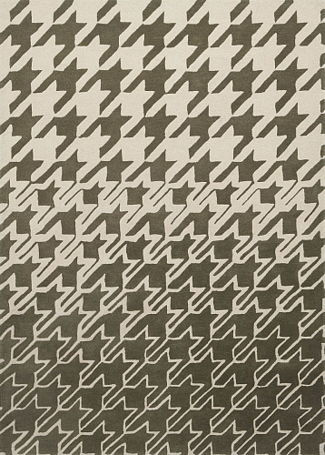 Tappeto Houndstooth Grigio