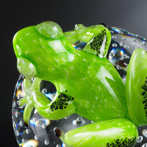Rana su Sfera Verde