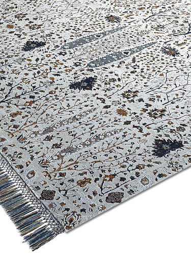 Tappeto Lusso Pine Garden Argento