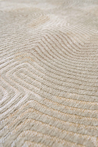 Tappeto Rotondo Beige Conchiglia 9229