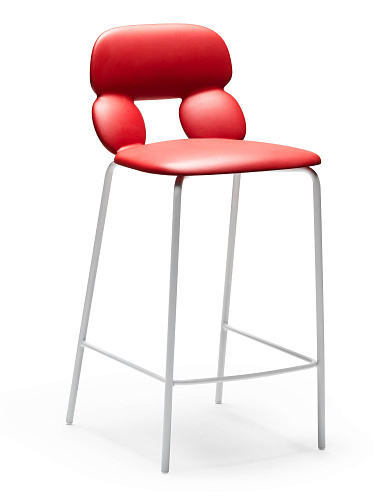 Sgabello da Bar Nube SG-65 Rosso