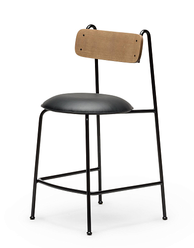 Sgabello da Bar Lena SG-65 Nero