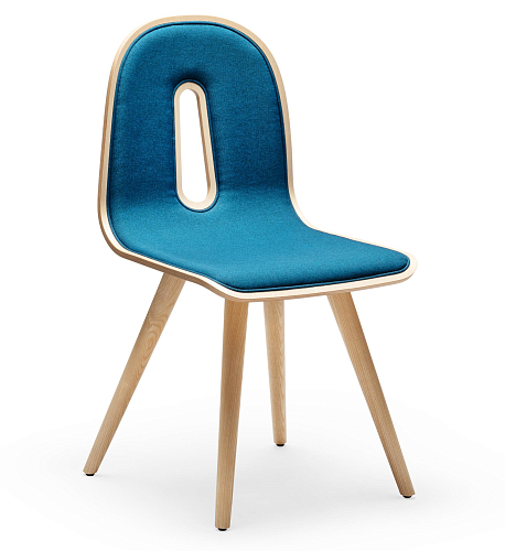 Sedia Gotham Woody S-I Blu