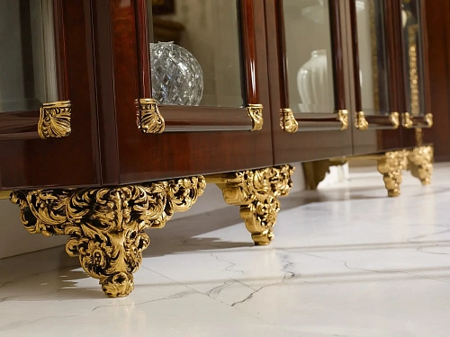 Vetrina Classica Marrone / Oro