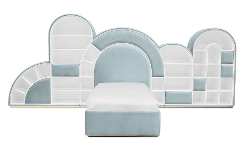 Letto Per Bambini Bubblegum Marshmallow Blue