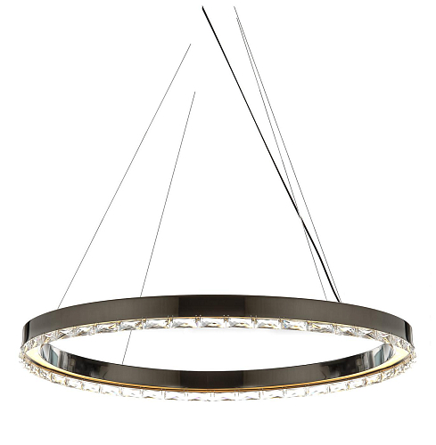 Lampadario ad Anello LED Asfour in Cristallo