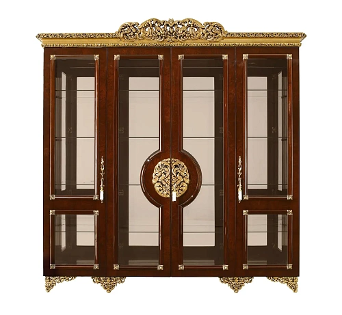 Vetrina Classica Marrone / Oro