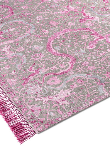 Tappeto Lusso Tabriz Rosa