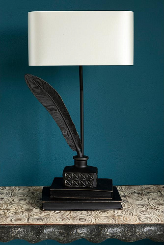 Lampada da tavolo Tom con finitura bronzo antico