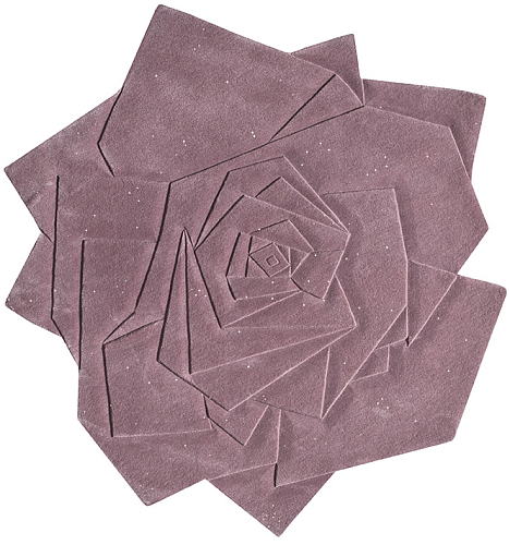 Tappeto Rose Fatto a Mano Indiano