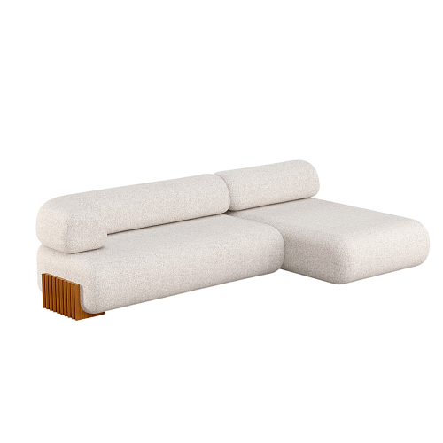 Divano modulare in legno Carmel