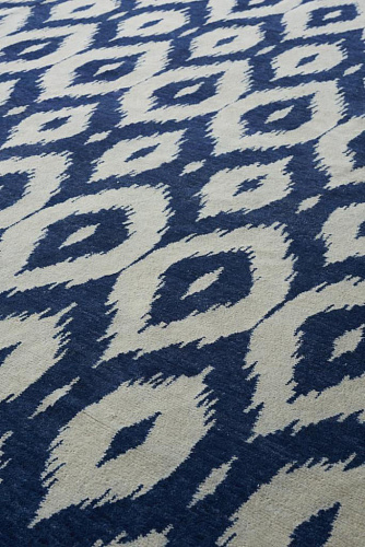 Tappeto Ikat Blu 2