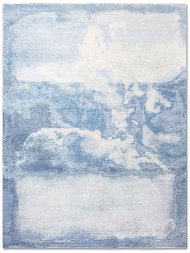 Tappeto Lusso Nuvole Blu
