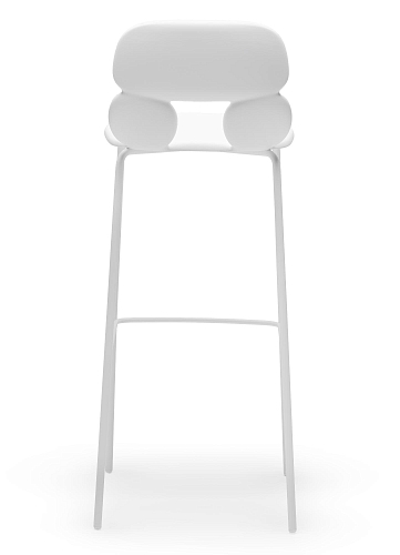 Sgabello da Bar Nube SG-80 Bianco