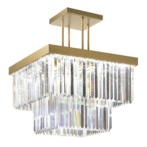 Lampadario Quadrato in Cristallo