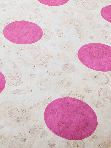Tappeto Double Layer Rosa