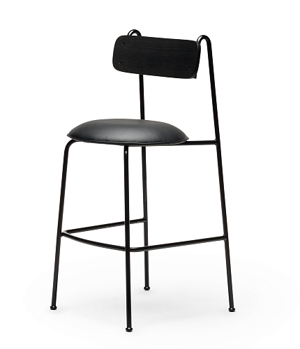 Sgabello da Bar Lena SG-75 Nero