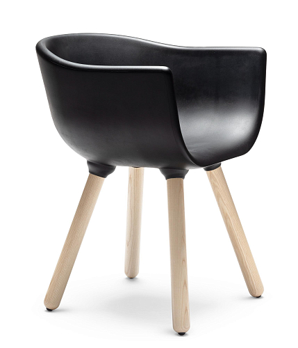 Sedia Tulip S Nera