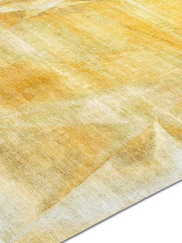 Tappeto Annodato Giallo