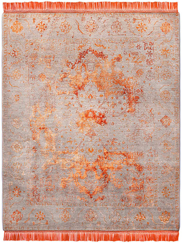 Tappeto Lusso Rame/Arancio