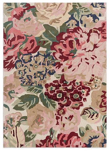 Rose & Peony Red Tappeto