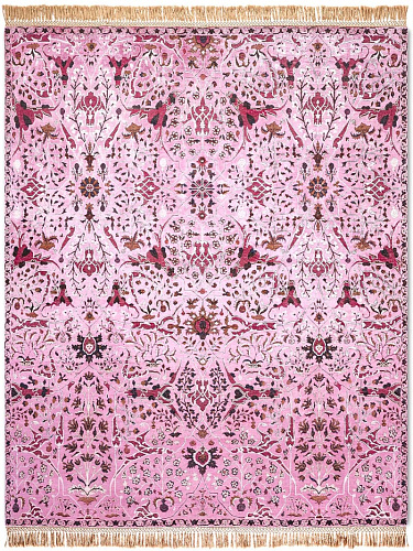 Tappeto Lusso Fatto a Mano Teheran Rosa