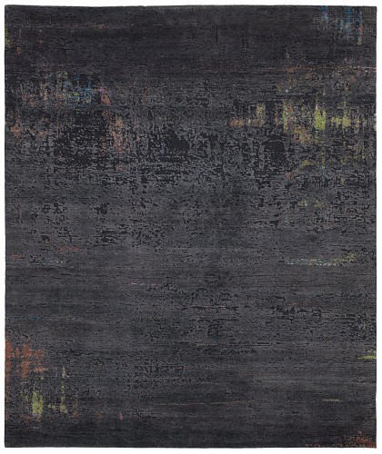 Tappeto Artwork 9 Multicolore Nero