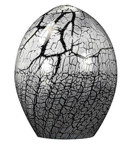 Uovo di Cristallo Crackled Dark