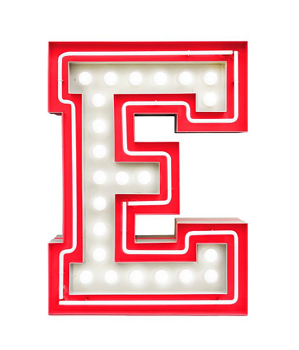 Lettera Luminosa Enchanting E