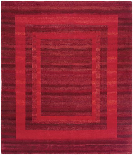 Tappeto Gamba Triple Bordo Rosso Scuro