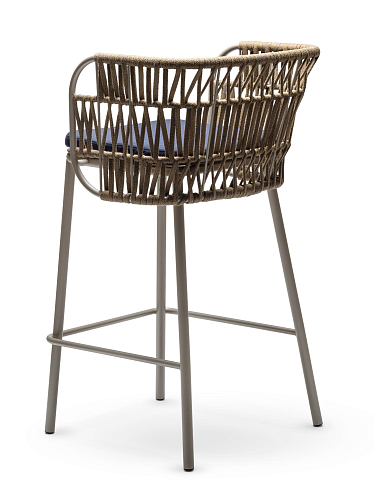 Sedia da Bar da Esterno Jujube SG-Int Beige / Blu