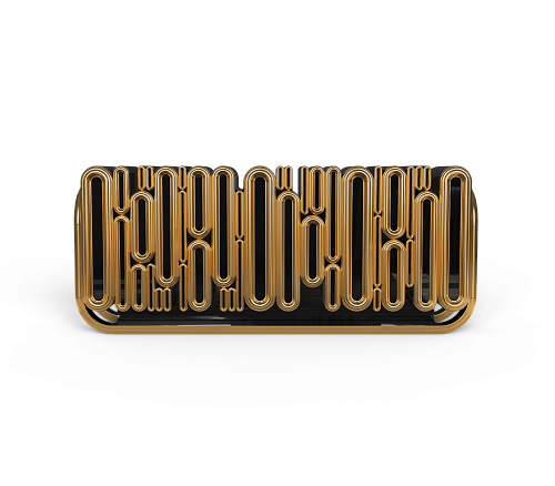 Credenza Dorata Ellipse