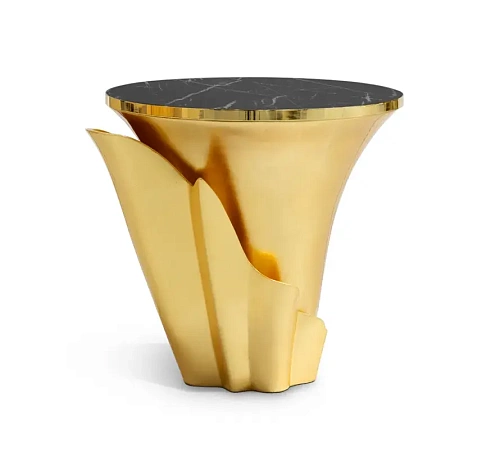 Solstice Tavolino Foglia Oro