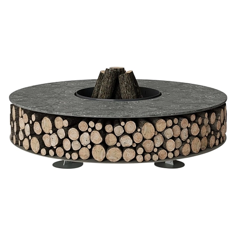 Braciere Zero in Ceramica Nero