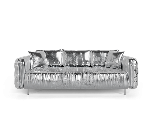 Divano di Lusso Argento Imperia