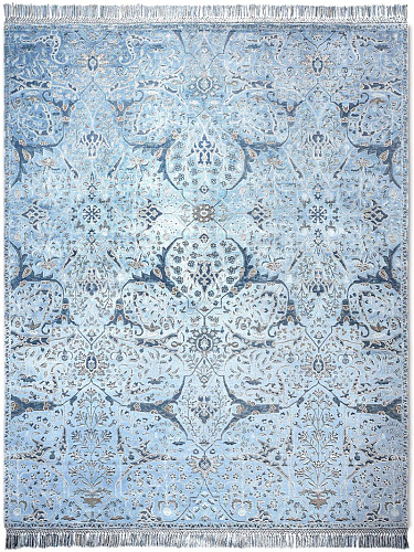 Tappeto Lusso Fatto a Mano Teheran Blu