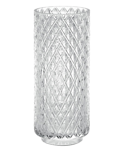 Vaso a Rombo in Cristallo Italiano