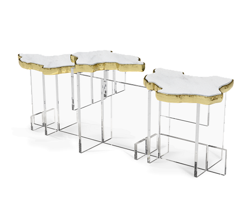 Tavolino Laterale XL Carrara Grande